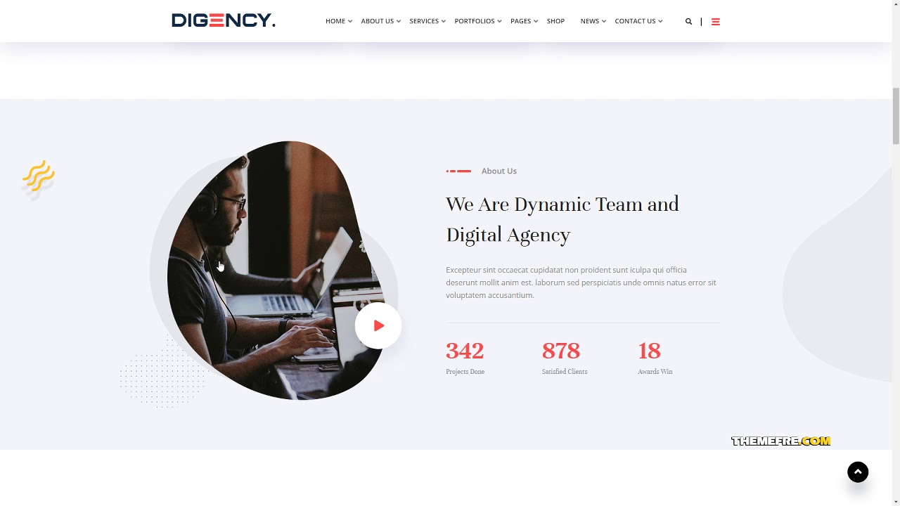 Digency Multi-Purpose Portfolio WordPress Theme