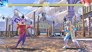 Rose vs R. Mika (Hardest AI) - Street Fighter V