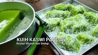 Resepi Kuih Kaswi Pandan Sedap dan Mudah || Jom buat ramai-ramai
