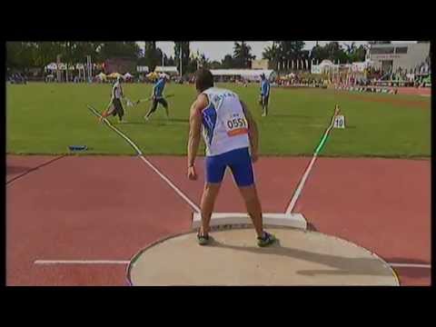 Athletics - Georgios Vagaiannopoulos - men's shot put F36 final - 2013 IPC Athletics World C...