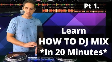 Beat matching tutorial: How to DJ mix with Pioneer DDJ Rev7 for beginners