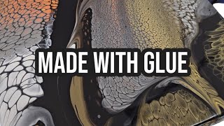 Metallic Earth Tones ~ Swiping with GLUE Cell Activator Experiment