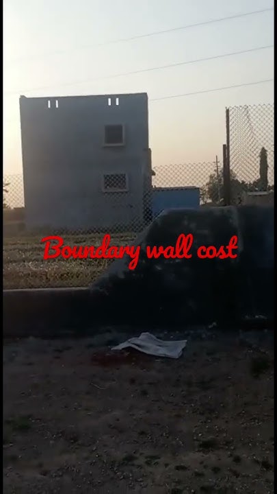 boundary-wall-cost-per-feet-youtube