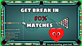 8 Ball pool How to Get Break every time trick | 8 Ball Pool tips and tricks screenshot 4