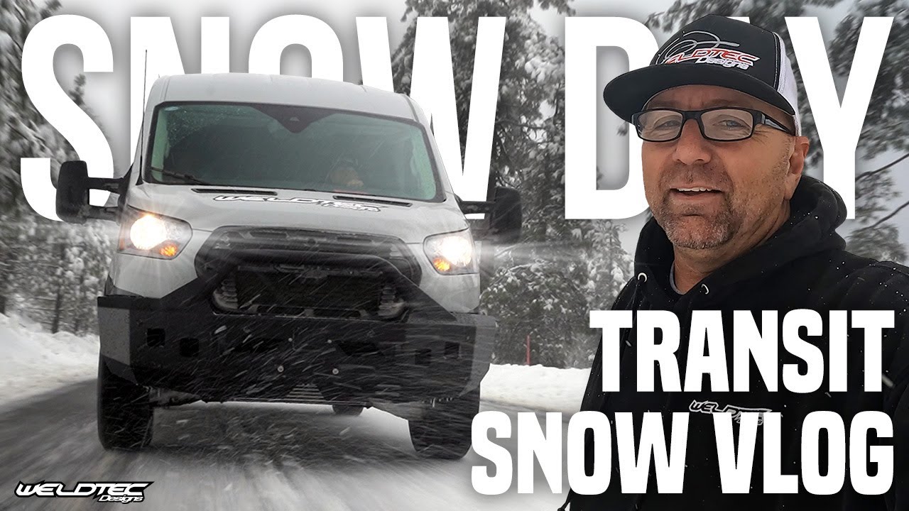 Our Ford Transit takes on Fresh Snow with the BRAND NEW Transit Trail Hero Suspension Upgrade