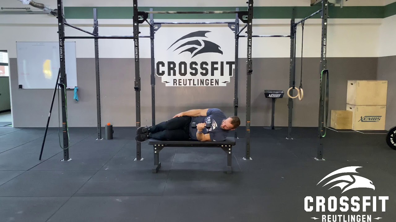Side Lying Dumbbell Internal Rotation