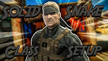THE SOLID SNAKE "METAL GEAR SOLID 4" CLASS SETUP IN COD COLD WAR - XM4 AND 1911 WEAPON CONVERSION