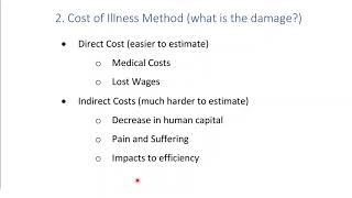 Ch 6 Part 3: Market Valuation, Cost of Illness, Replacement Cost | ECON 22 - Environmental Economics