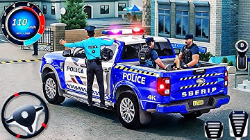 Police Car Chase Simulator 3D Game - Real Cop Cars Driving Simulator 2025 - Android GamePlay