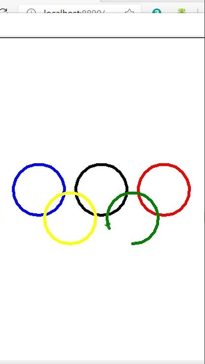 Olympic Symbol using Python - YouTube