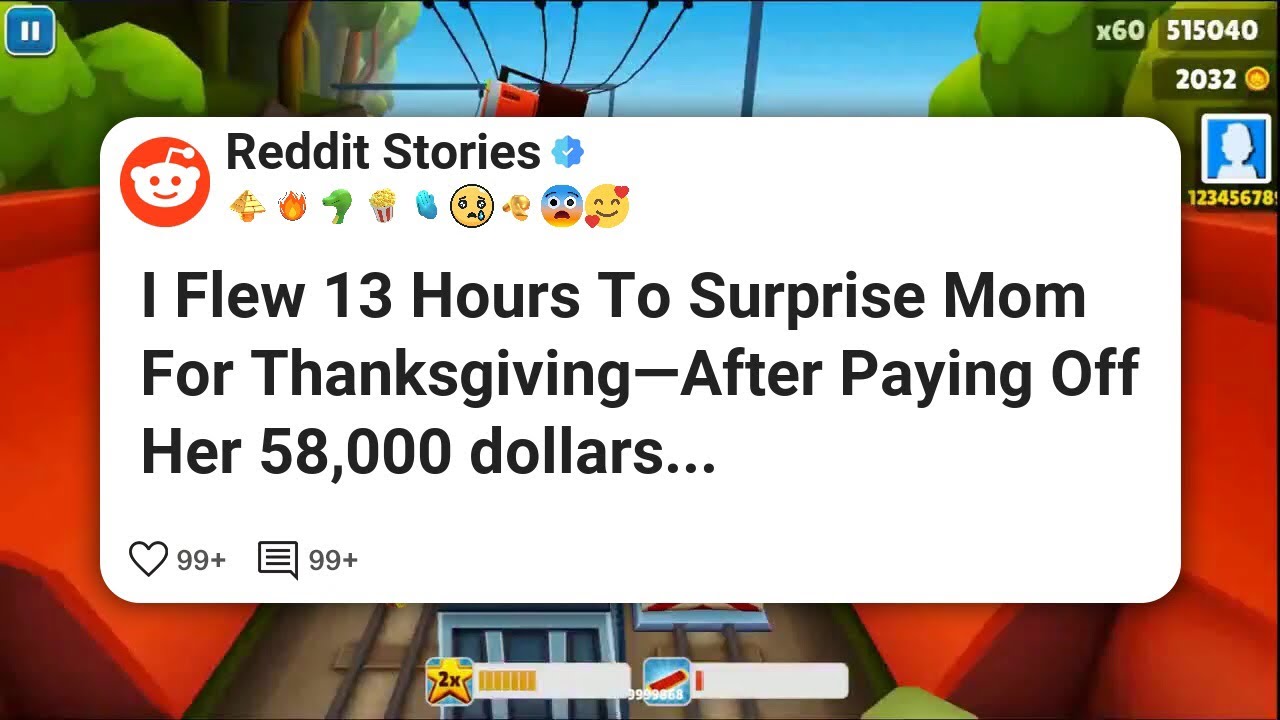 Я летел 13 часов, чтобы сделать сюрприз маме на День благодарения — после того, как выплатил ей 5...