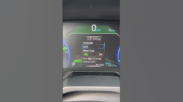 How To Change Toyota Rav4 2025 Analog To Digital Meter #toyota #rav4 #auto #shorts