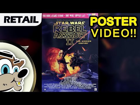 Star Wars: Rebel Assault II - 2, NA Retail Poster by LucasArts