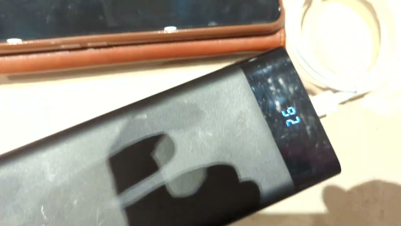 Miniso power bank error 188 display close-up