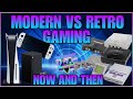 Modern Gaming VS Retro Gaming! NOW and THEN! Console Wars
