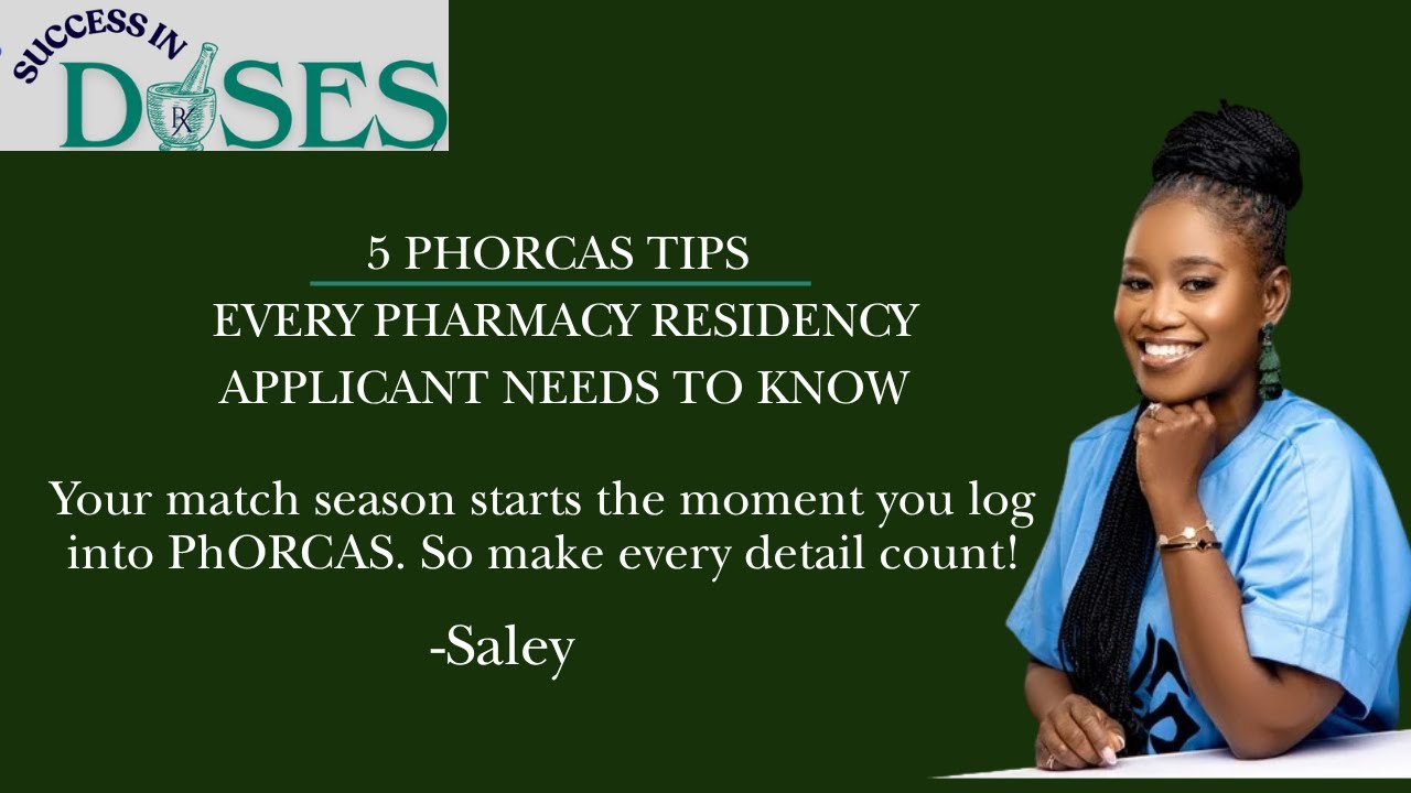 How To Complete PhORCAS|5 PhORCAS Tips Every Pharmacy Residency Applicant Needs to Know