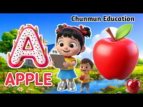 Phonics Song 2 with TWO Words in 3D - A For Airplane - ABC Alphabet Songs with Sounds for Children