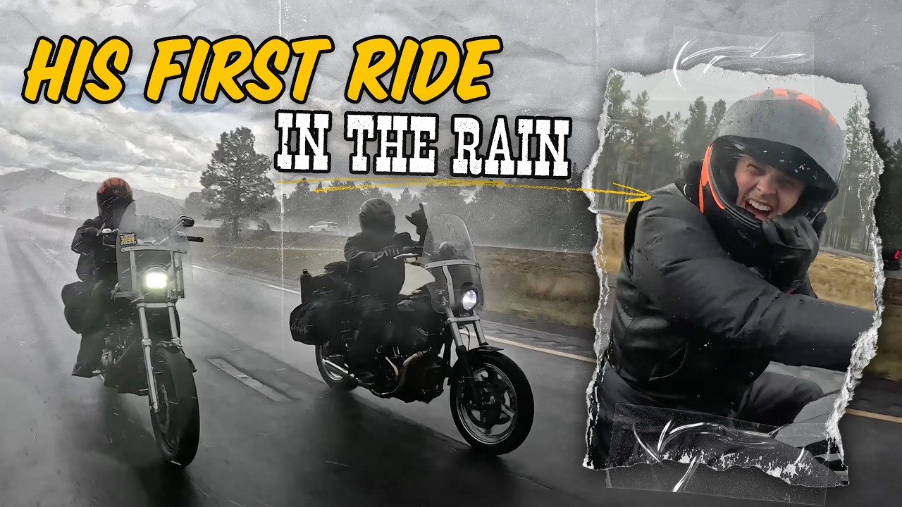 His First REAL Ride In The Rain!! | Four Corners Rally, Day 4 - Vlog 277
