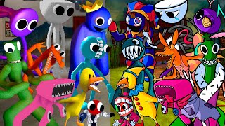 ALL Rainbow Friends 2D VS 3D Rainbow Friends but Friday Night Funkin Mod Roblox