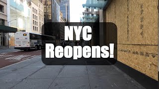⁴ᴷ⁶⁰ NYC Reopens! Walking NYC (Narrated) : 5th Avenue, Manhattan (June 8, 2020)