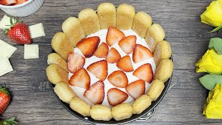 The strawberry dessert everyone is looking for! Dessert in 5 minutes