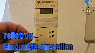 Setting the end point of the RolloTorn 8200