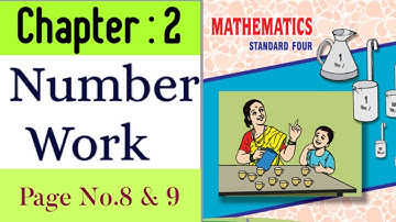 Page No.8 & 9 | Number Work 4th Std Exercise | Maharashtra Board