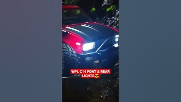 WPL C14 Mini Crawler Lights On!😎 NAEL RC #wpl #c14 #rccrawler #minicrawler #light #shorts #2023