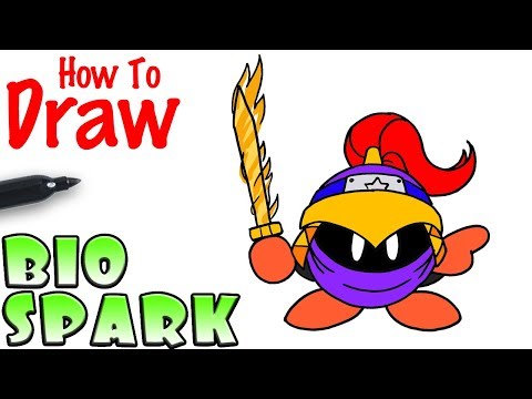How to Draw Bip Spark | Kirby Star Allies