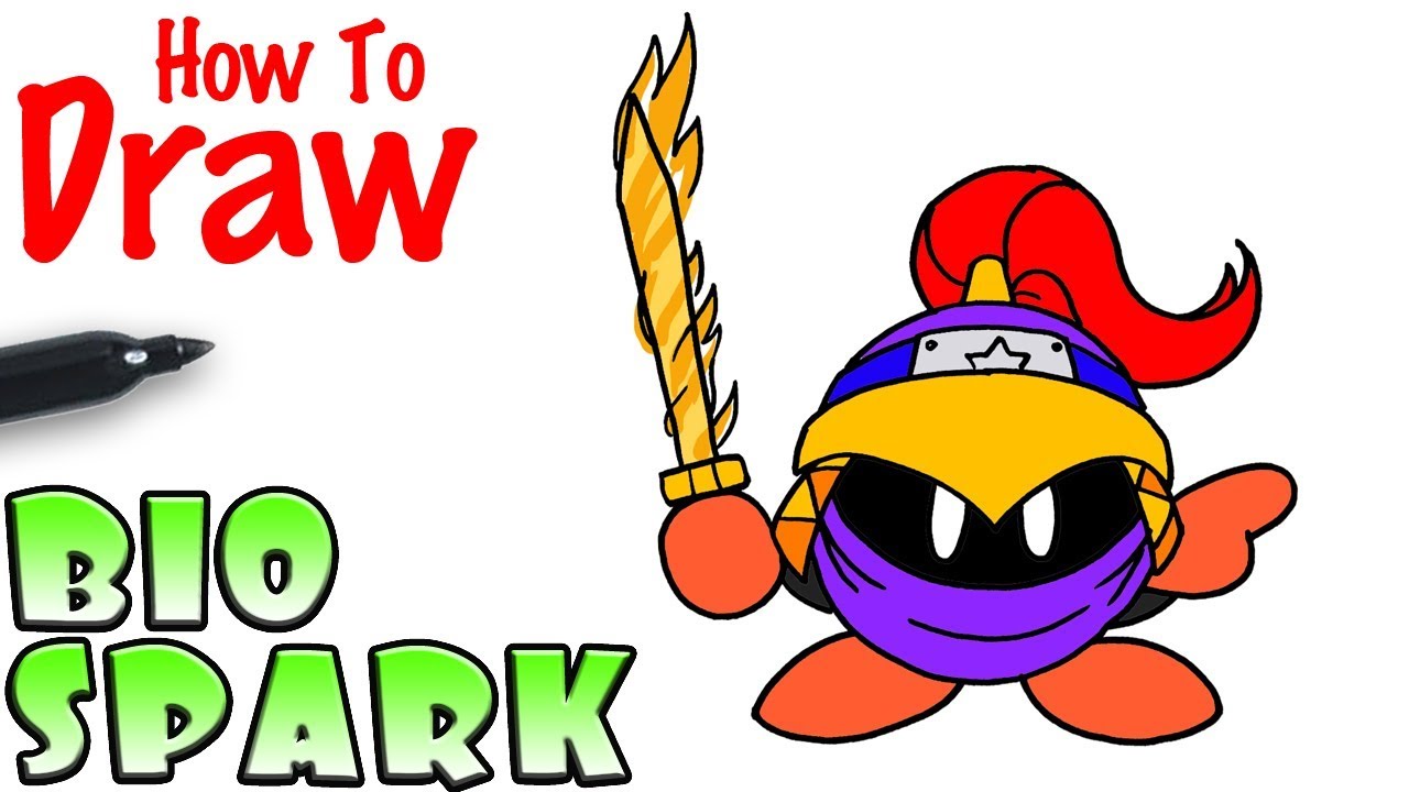 How To Draw Bip Spark | Kirby Star Allies
