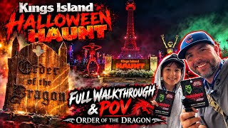 🐉 Order of the Dragon is TERRIFYING! | Kings Island Halloween Haunt 2026 Full POV & Walkthrough