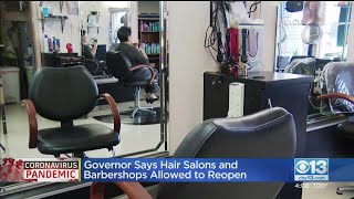 Counties Allowed To Reopen Hair Salons