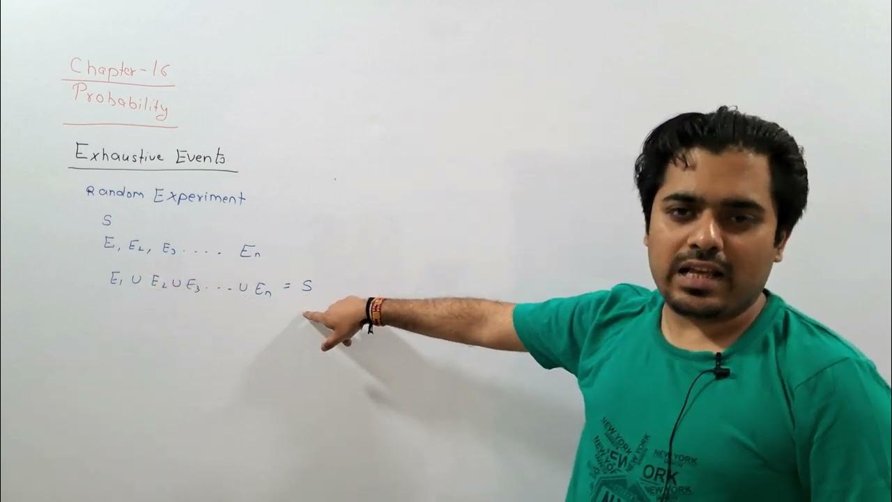 Ch16 Probability Mutually Exclusive and Exhaustive Events Class11
