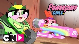 The Powerpuff Girls | Racetrack Road Rage | Cartoon Network Africa