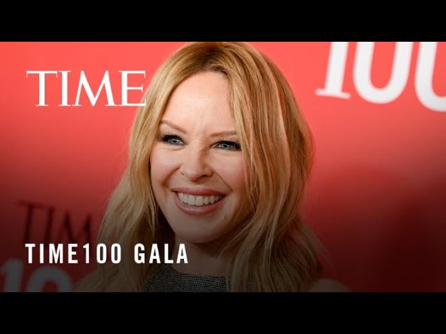 Kylie Minogue's TIME100 Gala Red Carpet Interview