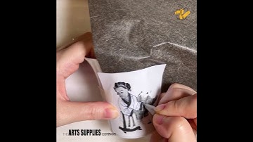 [4K] Using Graphite Paper for Porcelain Painting: #ArtTutorial #Porcelain #Crafting