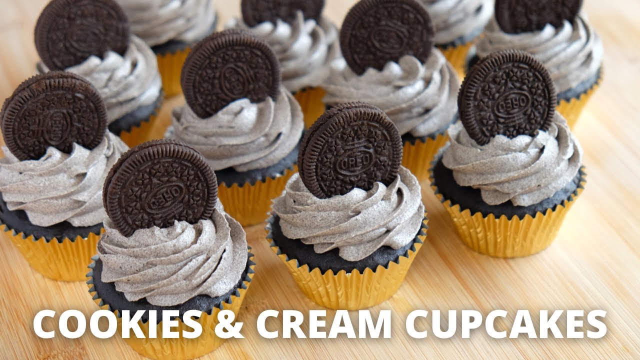 COOKIES & CREAM CUPCAKES! Cupcakeseries YouTube