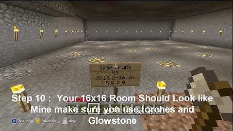 Minecraft Xbox360 Slime Farm Tutorial [Easy/Quick]