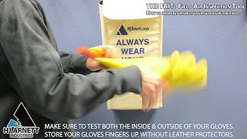 Glove Inspection Tool Demo - "Field Air Inspection Tool"  - HJ Arnett Industries