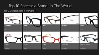 Top 10 Spectacle Brands in the World Top 10 Spectacle Brands In The World