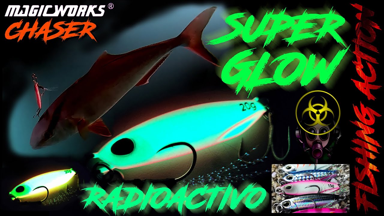🐠 Magicworks Jig CHASER Super GLOW MUY EFECTIVO 🎣🐟 Aliexpress Señuelos 