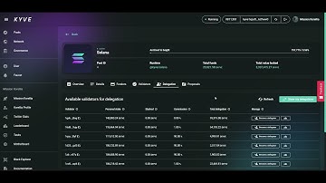 KYVE  Tutorial - Pool Delegating