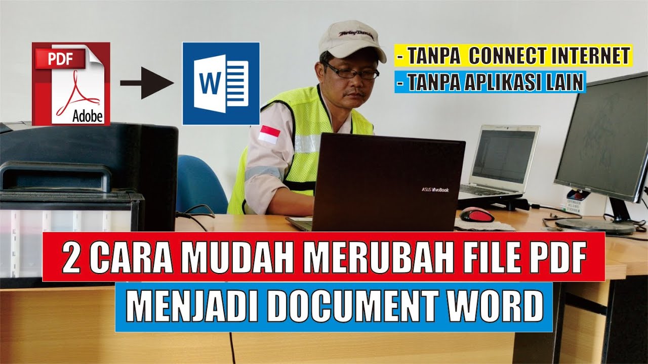 Mudah Cara Merubah File PDF Menjadi Document MS Word YouTube Mudah cara merubah file pdf menjadi document ms word youtube