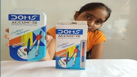 unboxing geometry box | doms accurate premium geometry box review @DOMSIndiaofficial