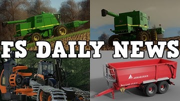 NEW JOHN DEERE COMBINE, VERTEX DESIGN, PLUS NMC | FS DAILY NEWS | Farming Simulator 19