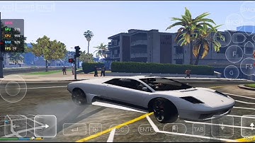 TEST GTA V LITE (40GB) ON GAMEHUB EMULATOR IN POCO F1 (fps test)