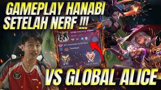 GAMEPLAY HANABI SETELAH NERF, HERO UDAH GA AD DAMAGE PADAHAL