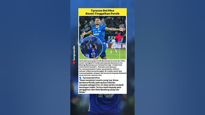 Tyronne Del Pino Resmi Tinggalkan Persib #beritapersibbandungterbaruhariini #persibhariini #liga1