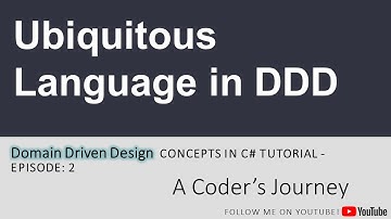 DDD in C# #2 - Ubiquitous Language in DDD