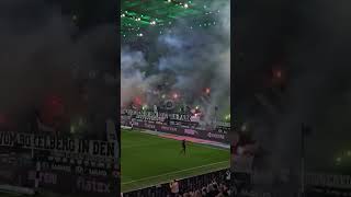 🔥 Borussia Mönchengladbach Ultras Set Borussia-Park on Fire | Pyro Show Before St. Pauli Clash